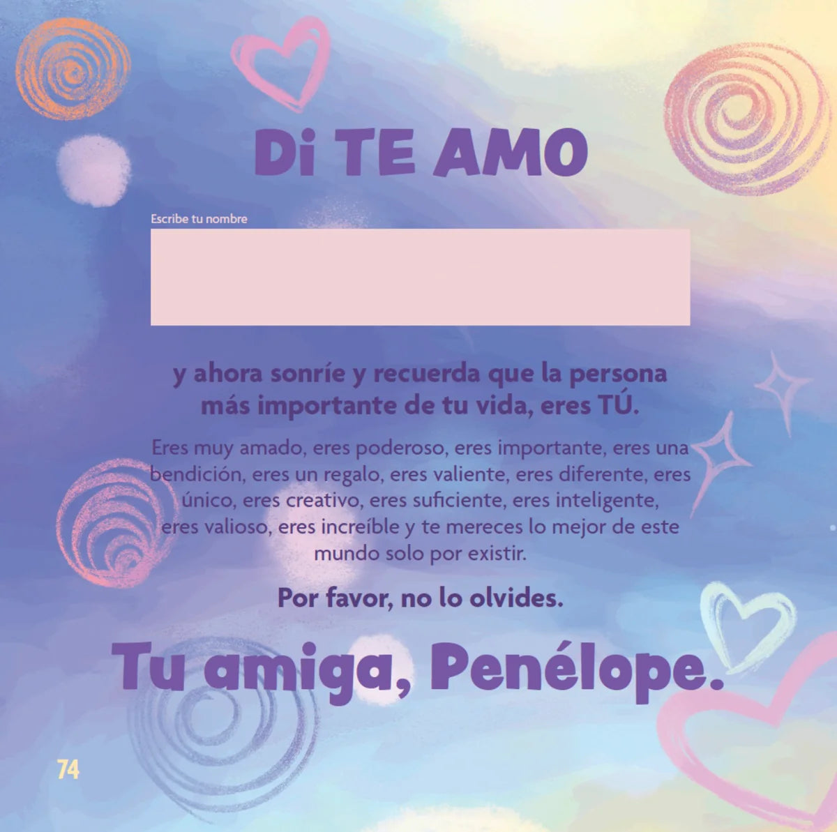 Penélope y las palabras mágicas